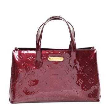 LOUIS VUITTON Vernis Wilshire PM Amarante
