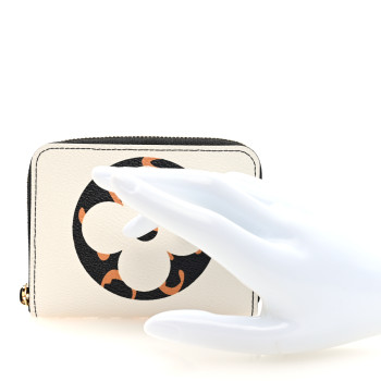 LOUIS VUITTON Monogram Giant Jungle Zippy Coin Purse Black