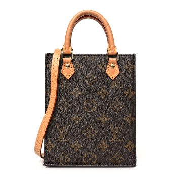 LOUIS VUITTON Monogram Petit Sac Plat