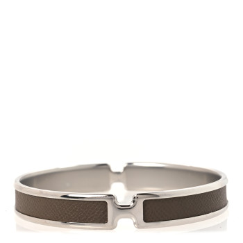 HERMES Epsom Olympe Bracelet Etoupe