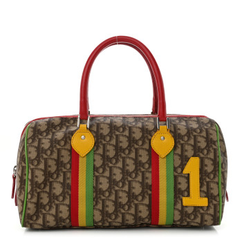 CHRISTIAN DIOR Monogram Rasta Boston Beige