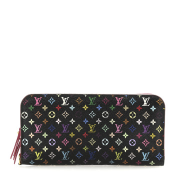 LOUIS VUITTON Monogram Multicolor Insolite Wallet Black Grenade