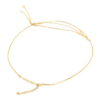 CHANEL Pearl Crystal CC Flower Chain Belt Gold White
