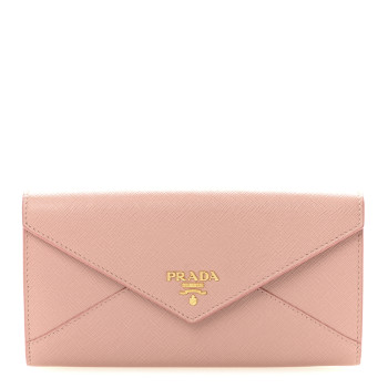 PRADA Saffiano Envelope Wallet Orchidea