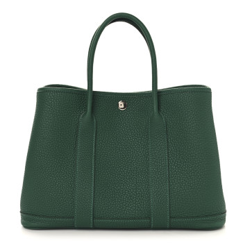 HERMES Negonda Garden Party 30 TPM Vert Moyen