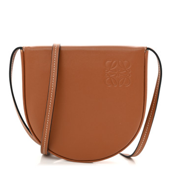 LOEWE Soft Calfskin Large Heel Pouch Tan