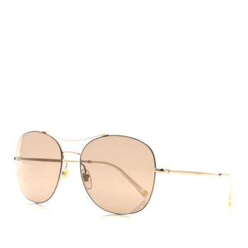 GUCCI Metal Aviator GG0501S Sunglasses Gold