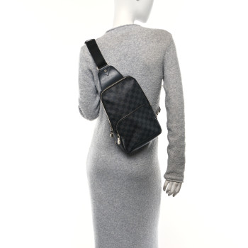 LOUIS VUITTON Damier Graphite Avenue Sling Backpack