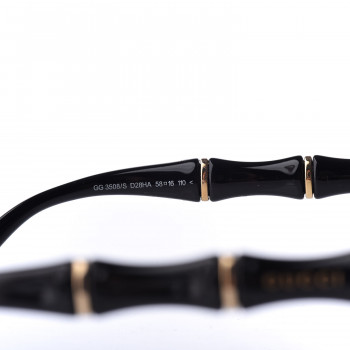 GUCCI Bamboo Effect Sunglasses GG 3508/S Black 458092