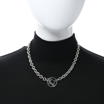 TIFFANY Sterling Silver Atlas Toggle Chain Necklace