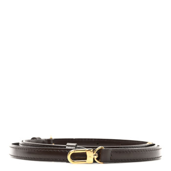 LOUIS VUITTON Calfskin 16mm Adjustable Shoulder Strap Brown