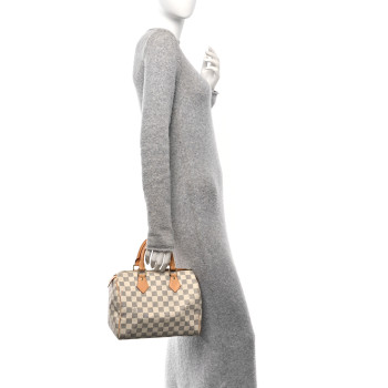 LOUIS VUITTON Damier Azur Speedy 25