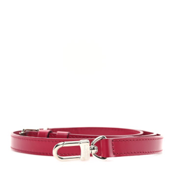 LOUIS VUITTON Calfskin 16mm Adjustable Shoulder Strap Fuchsia