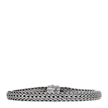 JOHN HARDY Sterling Silver Black Sapphire 6.5mm Classic Chain Bracelet