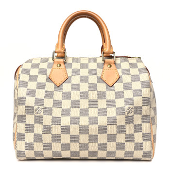 LOUIS VUITTON Damier Azur Speedy 25