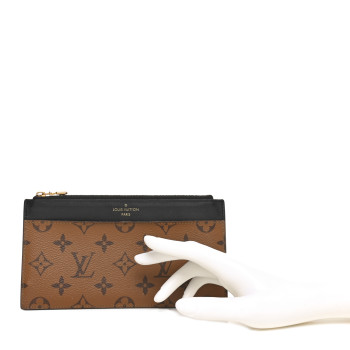 LOUIS VUITTON Reverse Monogram Slim Purse
