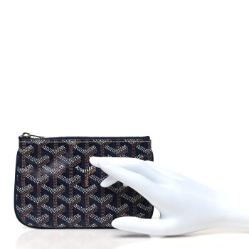 GOYARD Goyardine Mini Senat Pochette Navy