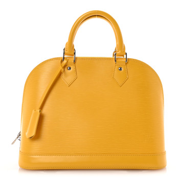 LOUIS VUITTON Epi Alma PM Citron