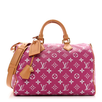 LOUIS VUITTON Calfskin Monogram Speedy P9 Bandouliere 40 Agate