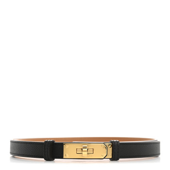 HERMES Epsom Kelly Belt Black