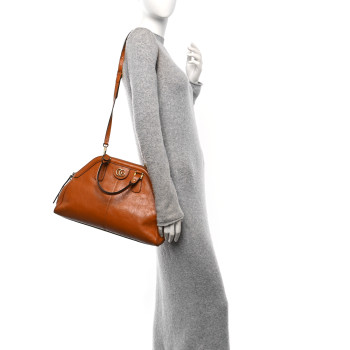 GUCCI Piuma Lux Energy Medium Re(Belle) Top Handle Bag Cuir
