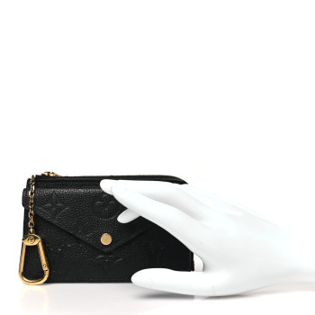 LOUIS VUITTON Empreinte Recto Verso Card Holder Black