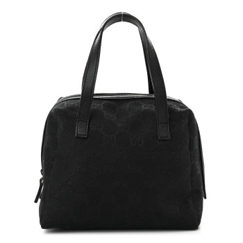 GUCCI Monogram Large Balthus Cosmetic Pouch Black