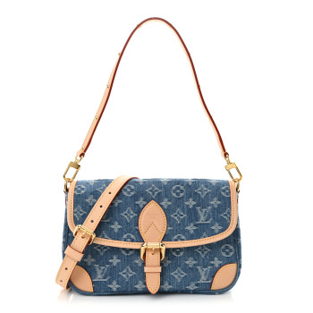 LOUIS VUITTON Monogram Denim Diane Blue