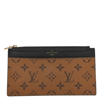 LOUIS VUITTON Reverse Monogram Slim Purse