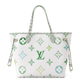 LOUIS VUITTON Monogram Giant By The Pool 2.0 Neverfull MM Jade