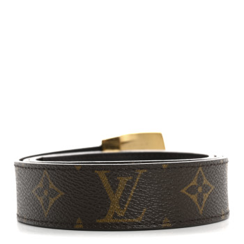 LOUIS VUITTON Monogram LV Cut Reversible Belt 90 36