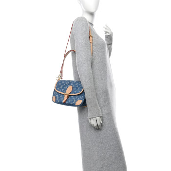 LOUIS VUITTON Monogram Denim Diane Blue