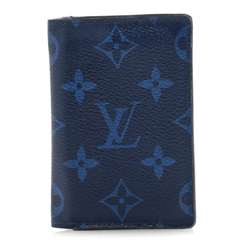 LOUIS VUITTON Taigarama Pocket Organizer NM Cobalt