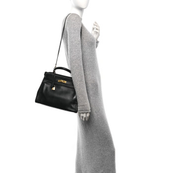 HERMES Gulliver Kelly Retourne 32 Black