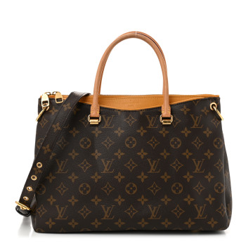 LOUIS VUITTON Monogram Pallas Safran