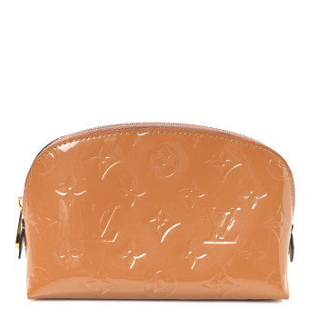 LOUIS VUITTON Vernis Cosmetic Pouch Rose Velours