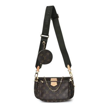 LOUIS VUITTON Monogram Multi Pochette Accessories Kaki