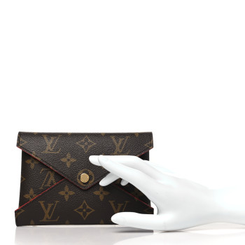LOUIS VUITTON Monogram Medium Kirigami Pochette Insert Coquelicot