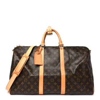 LOUIS VUITTON Monogram Keepall Bandouliere 50