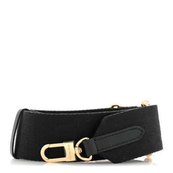 LOUIS VUITTON Nylon Coussin Shoulder Strap Black