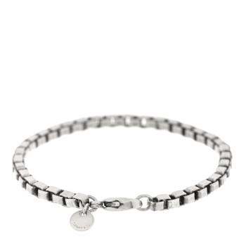 TIFFANY Sterling Silver 4mm Venetian Link Bracelet