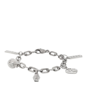 TIFFANY Sterling Silver 1837 Charm Bracelet