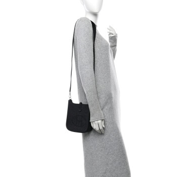 HERMES Feutre Swift Evelyne TPM Gris Moyen Black