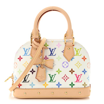 LOUIS VUITTON LV x TM Monogram Multicolor Alma BB White