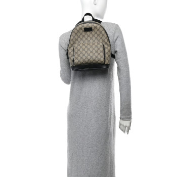 GUCCI GG Supreme Monogram Small Eden Day Backpack Black