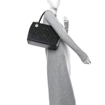 CHANEL Caviar Quilted Medallion Tote Black