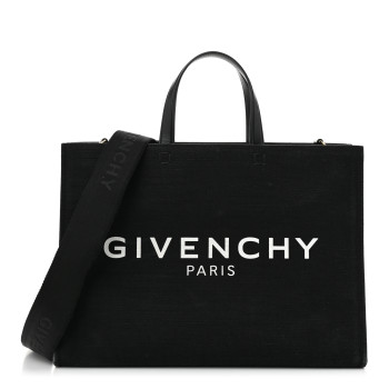 GIVENCHY Canvas Bond Shopper Tote Black