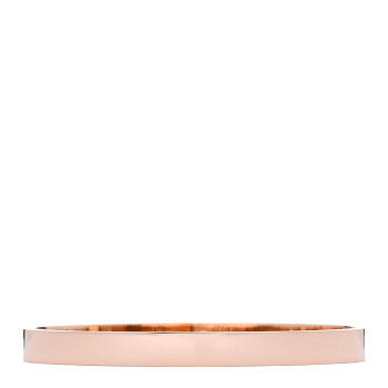 HERMES 18K Rose Gold Diamond PM Kelly Pave Bracelet SH