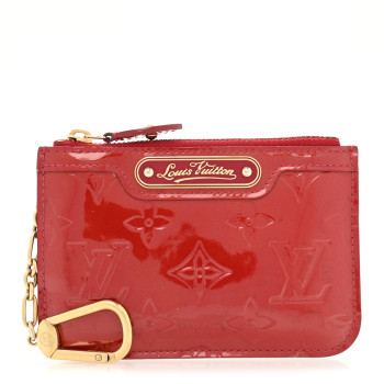 LOUIS VUITTON Vernis Key Pouch Pomme D'Amour