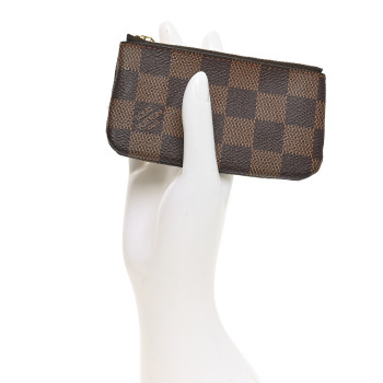 LOUIS VUITTON Damier Ebene Key Pouch
